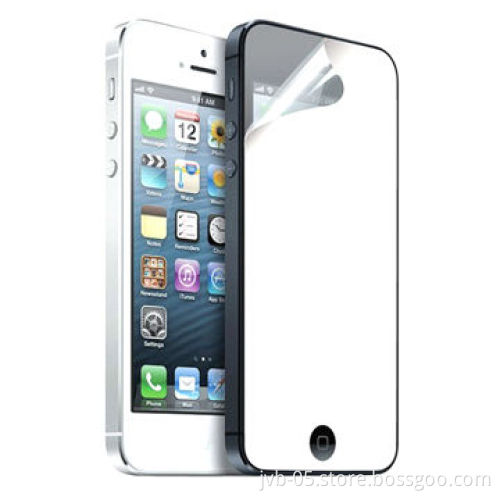 Mirror Screen Protector for iPhone 5S, Anti-scratch and Dust-proof, Low-adhesive Easy-to-remove